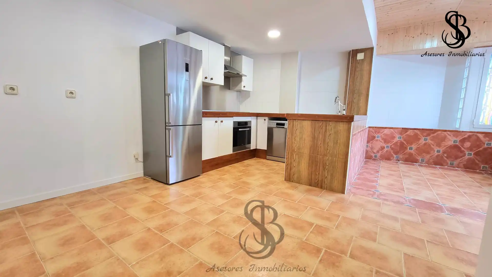 Cocina de Casa adosada en venta en Sant Joan d'Alacant con Aire acondicionado, Calefacción y Parquet