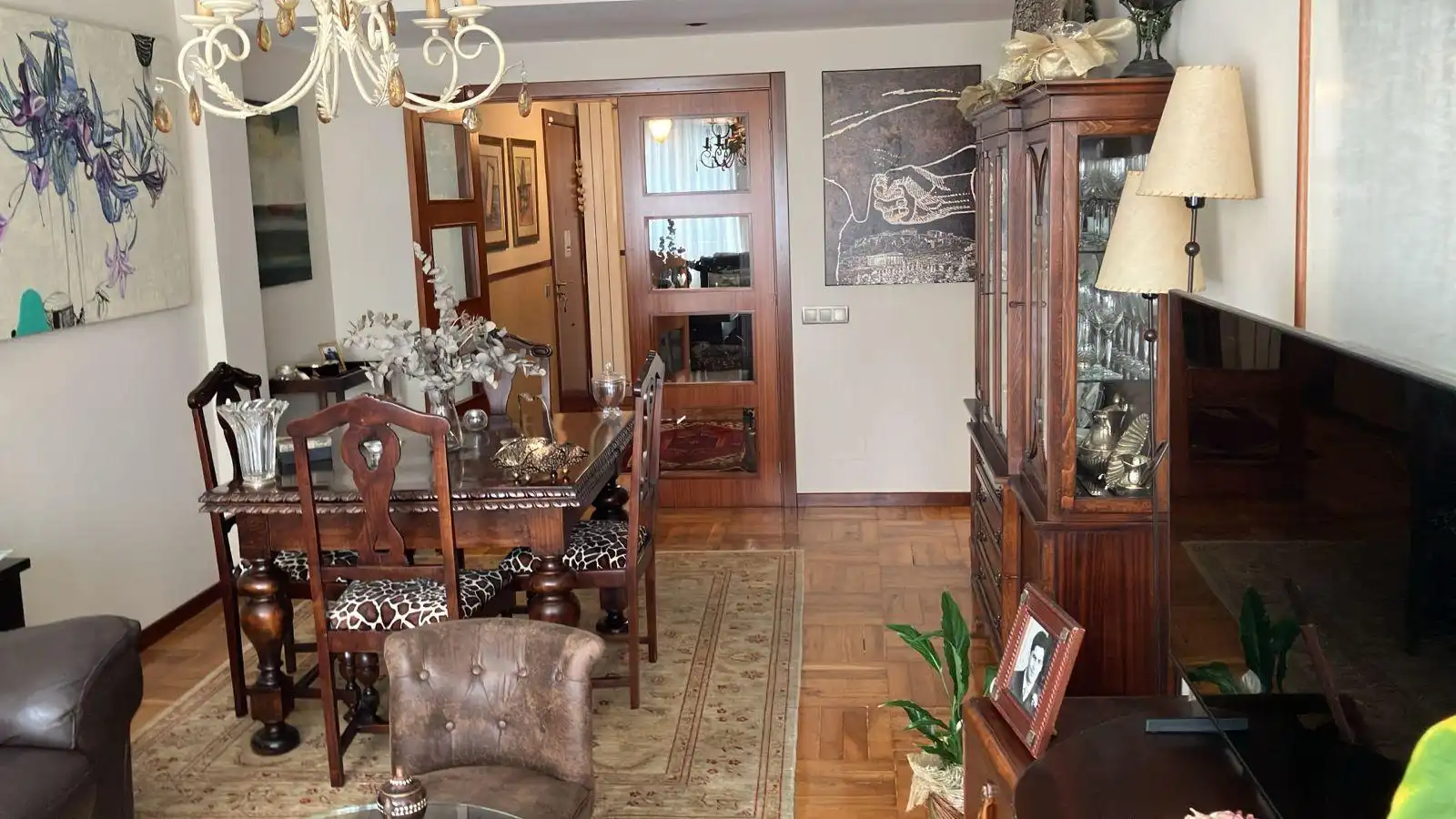 Comedor de Apartamento en venta en Vigo  con Trastero y Balcón