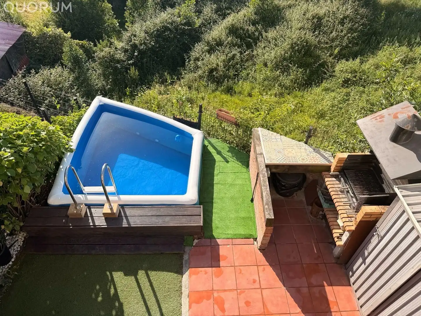 Piscina de Casa adosada en venta en Galdakao con Calefacción, Jardín privado y Terraza