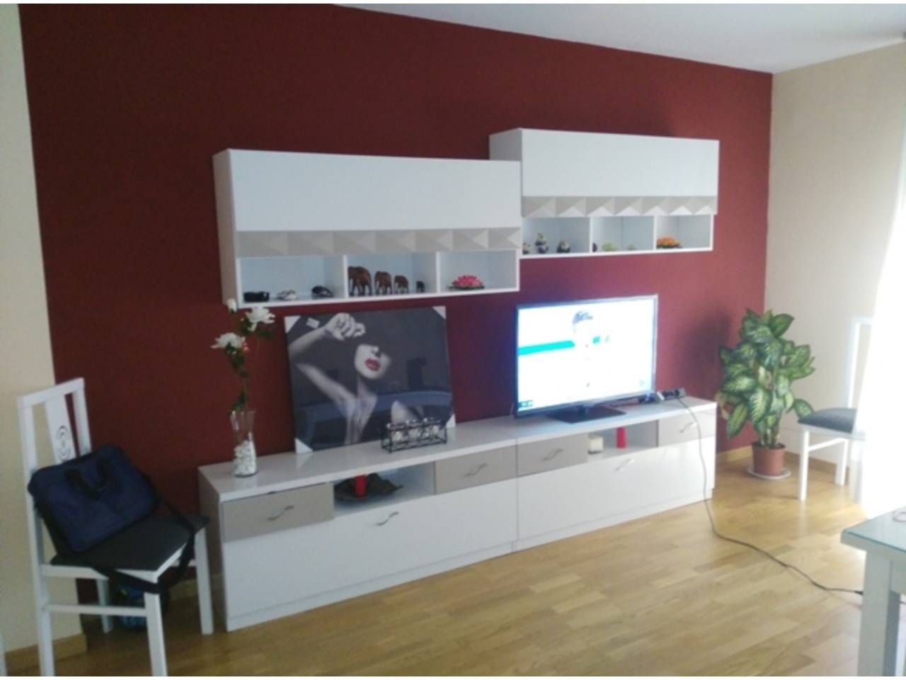 Living room of Flat to rent in Linares  with Terrace, Furnished and Balcony