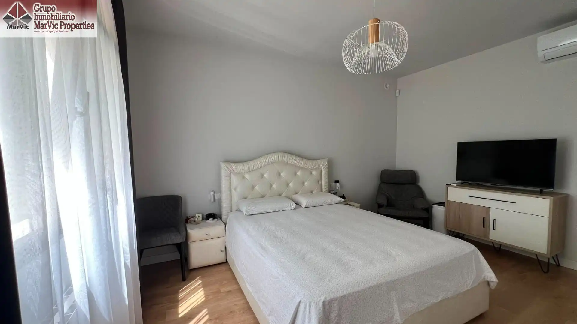 Habitación de Casa o chalet en venta en Benidorm con Aire acondicionado, Terraza y Piscina