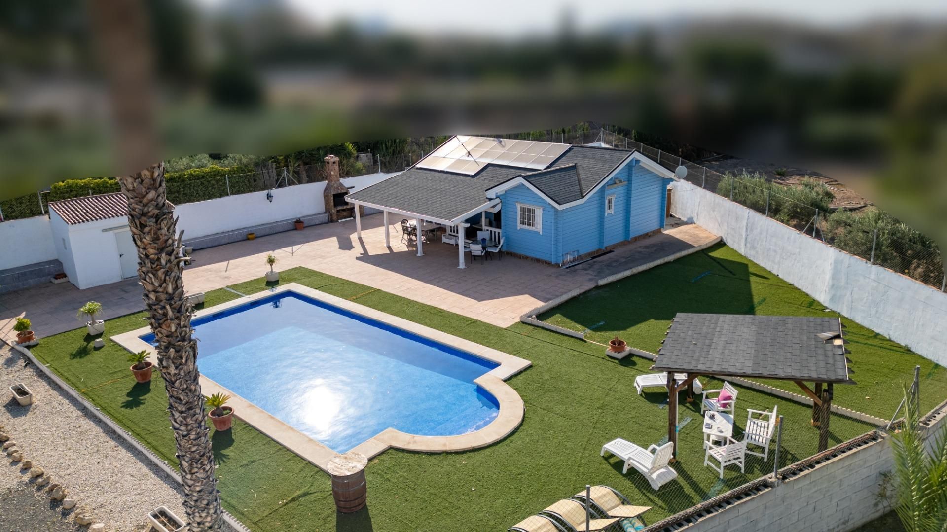 Piscina de Finca rústica en venda en Abarán amb Aire condicionat, Jardí privat i Traster