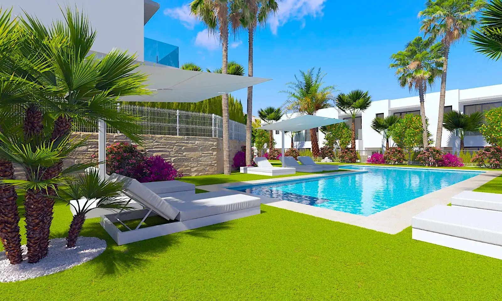 Reihenhaus mit Pool zum Verkauf in Golf Bahía, imagen 2