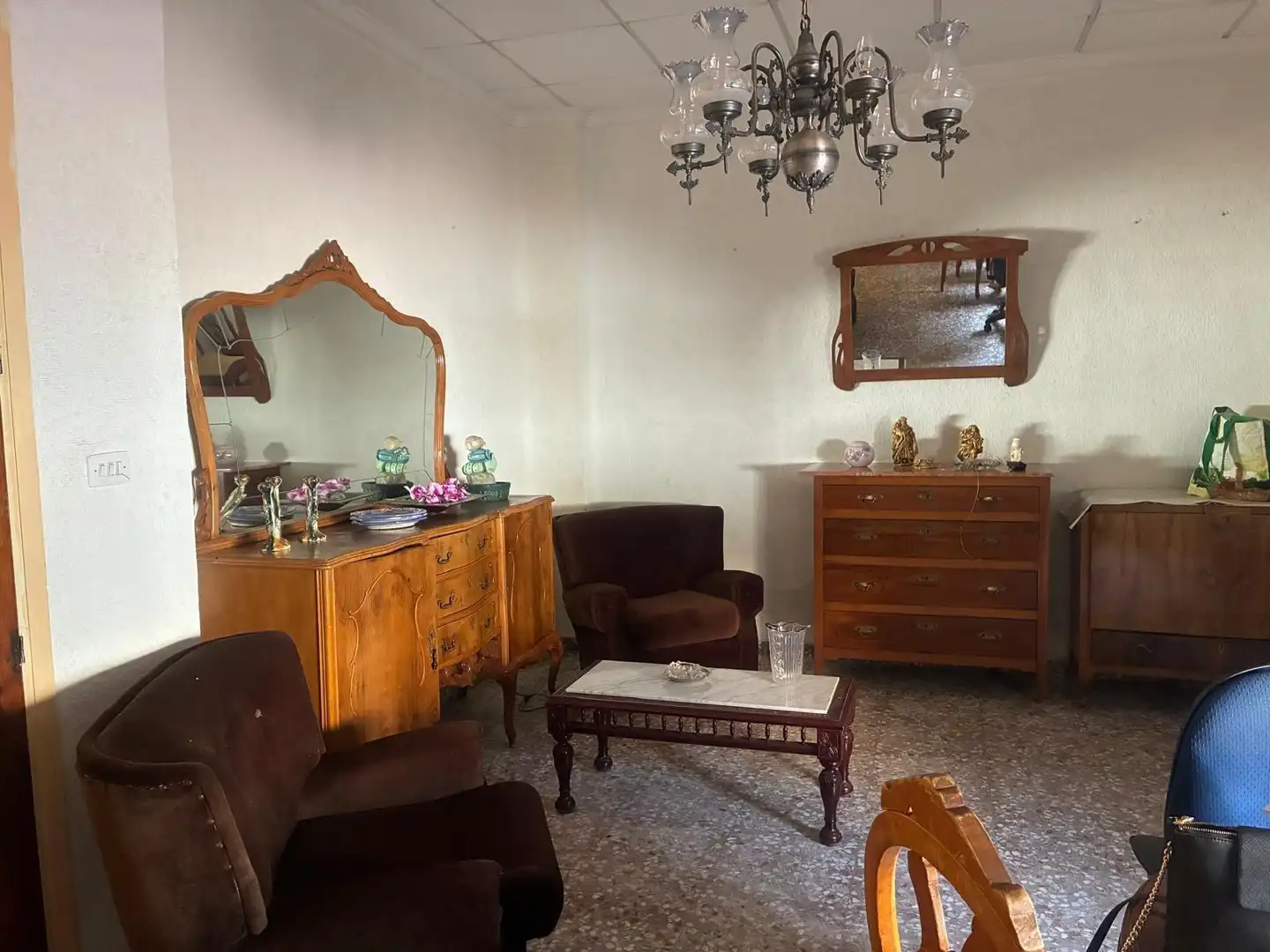 Sala d'estar de Casa o xalet en venda en Murcia amb Jardí privat, Terrassa i Traster