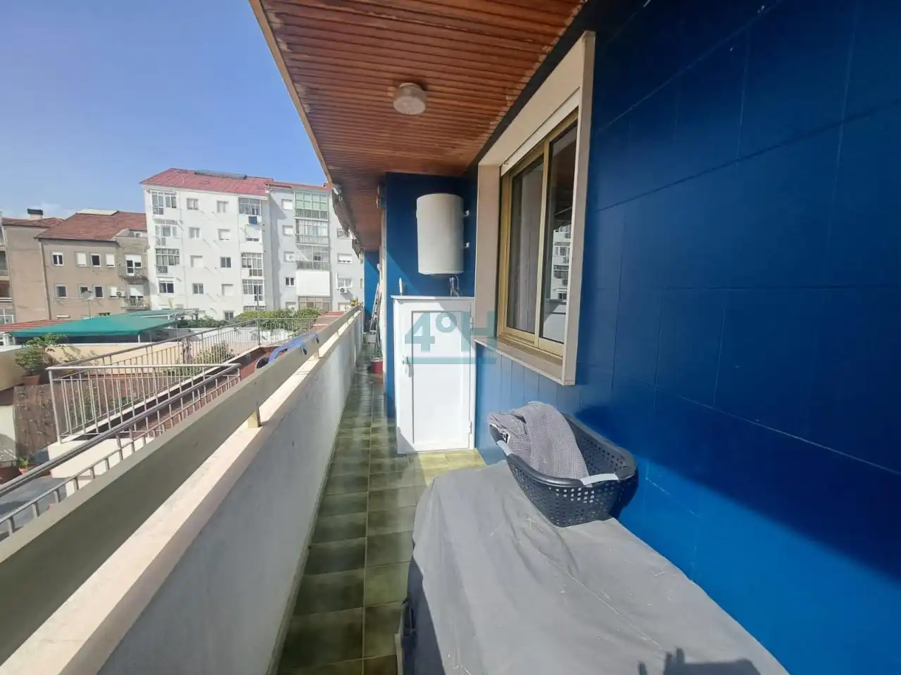 Balcony of Flat for sale in Ourense Capital   with Heating, Parquet flooring and Storage room