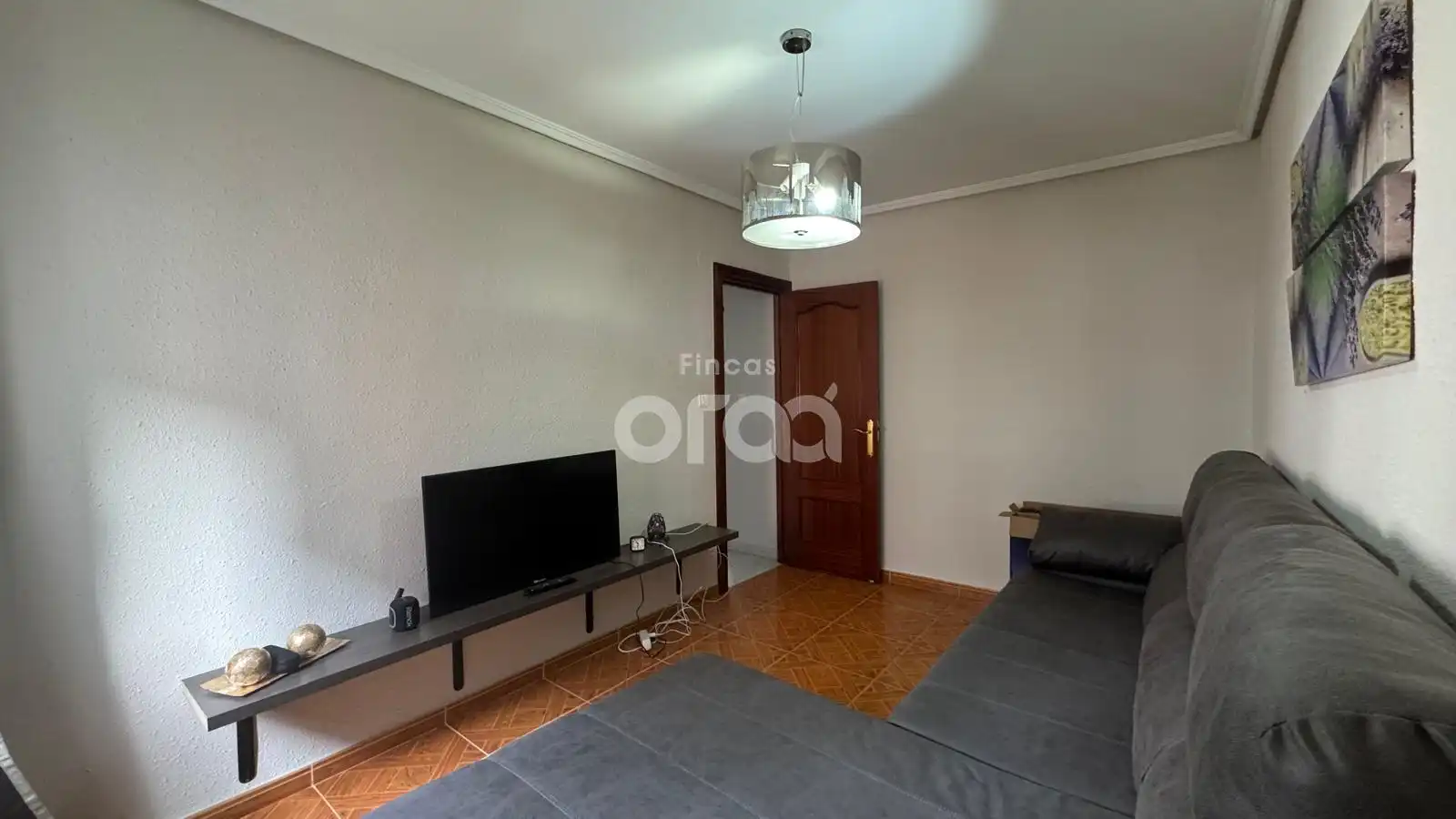 Sala d'estar de Pis en venda en Santurtzi  amb Calefacció i Moblat