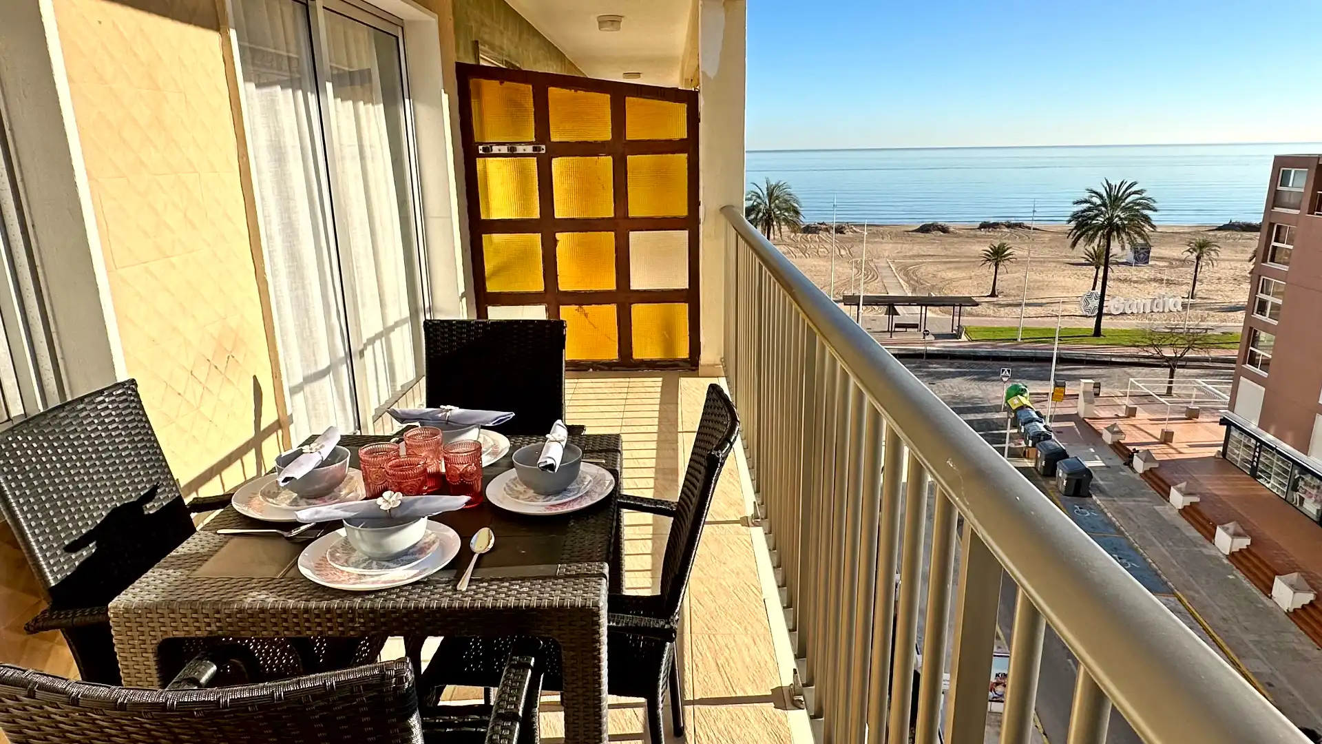 Balcony of Apartments for rent in Gandia  with Air Conditioner, Heating and Terrace