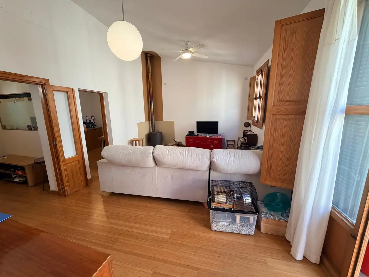 Sala de estar de Ático en venta en  Palma de Mallorca con Calefacción, Parquet y Terraza