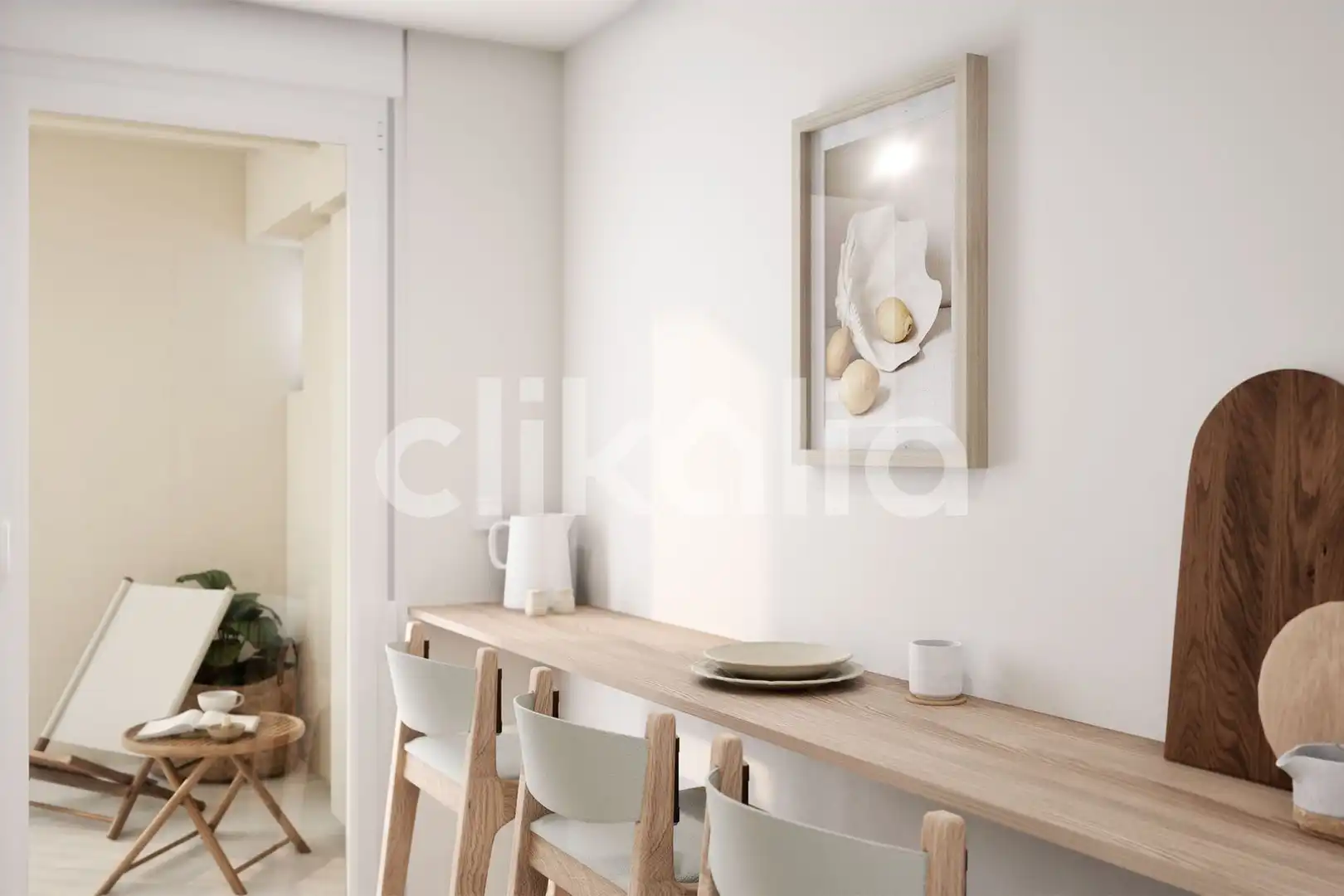 Kitchen of Flat for sale in Madrid  with Air Conditioner, Heating and Terrace