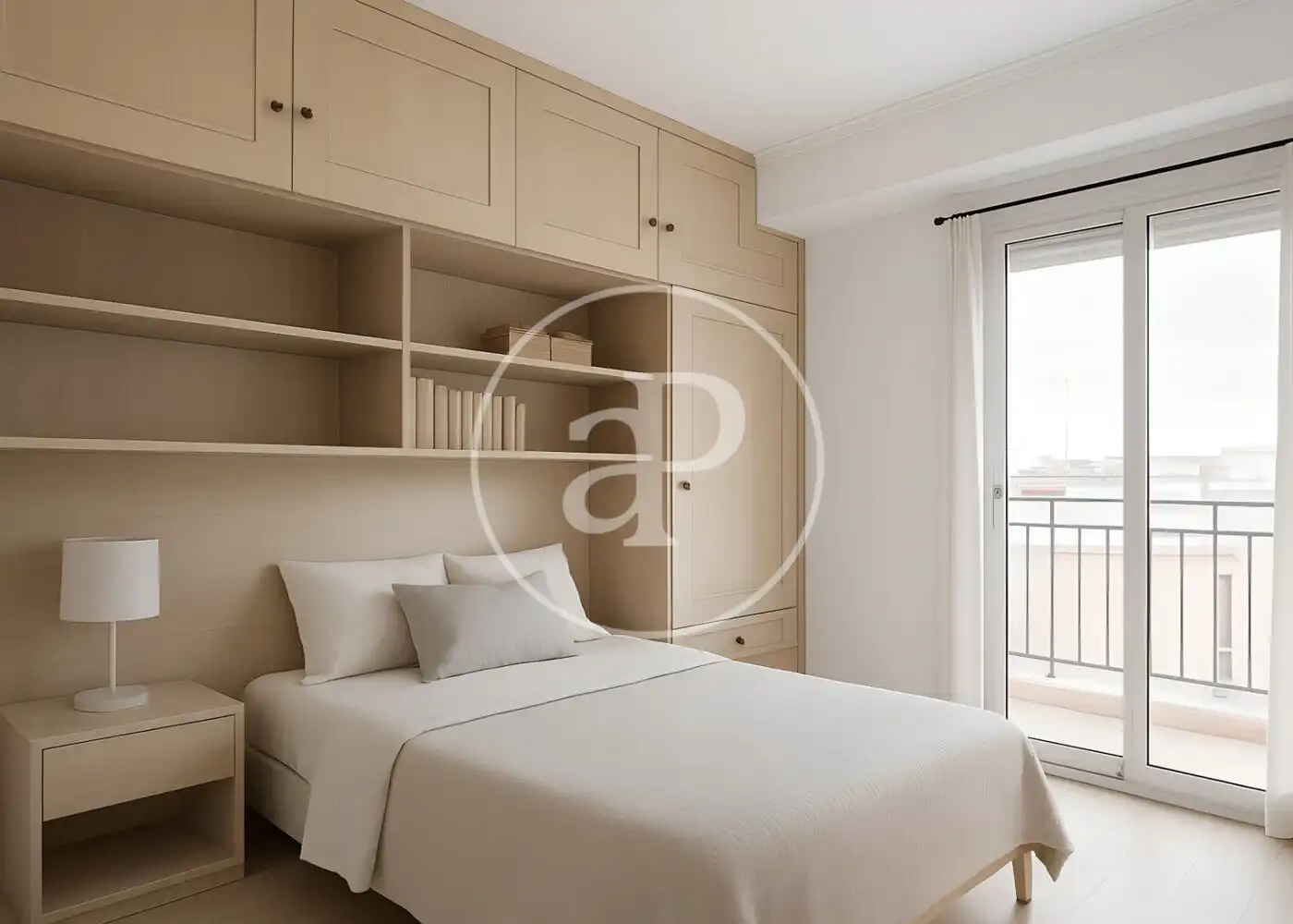 Bedroom of Flat for sale in Valencia  with Air Conditioner, Heating and Terrace