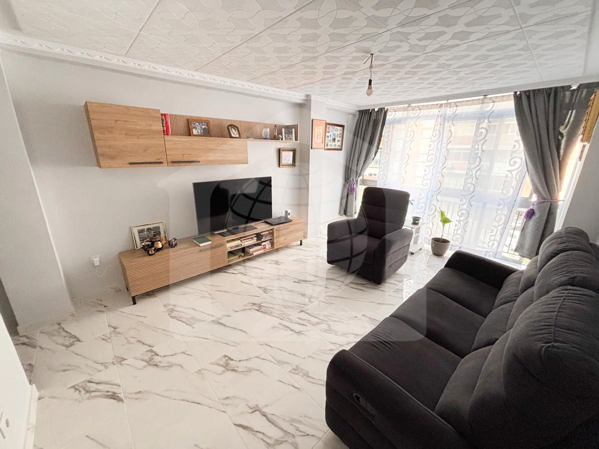 Living room of Flat for sale in Málaga Capital  with Furnished