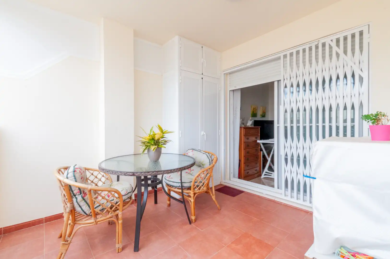 Balcony of Flat for sale in Roquetas de Mar  with Furnished, Oven and Washing machine