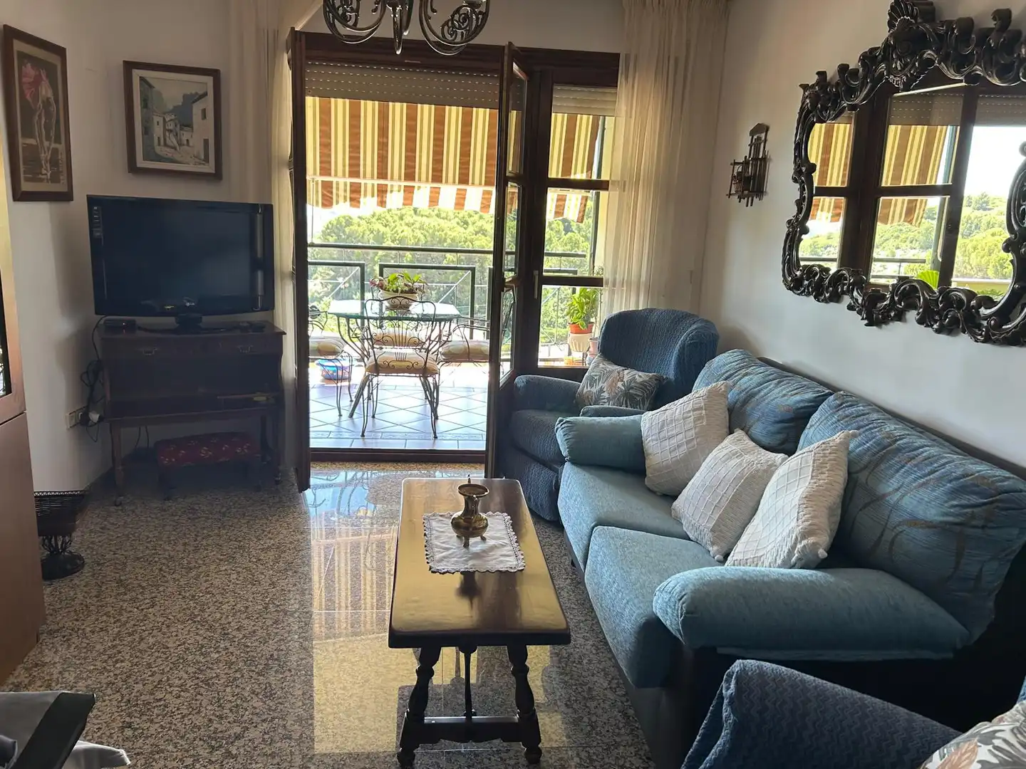 Wohnzimmer von Wohnung zur Miete in Jaén mit Klimaanlage, Heizung und Terrasse