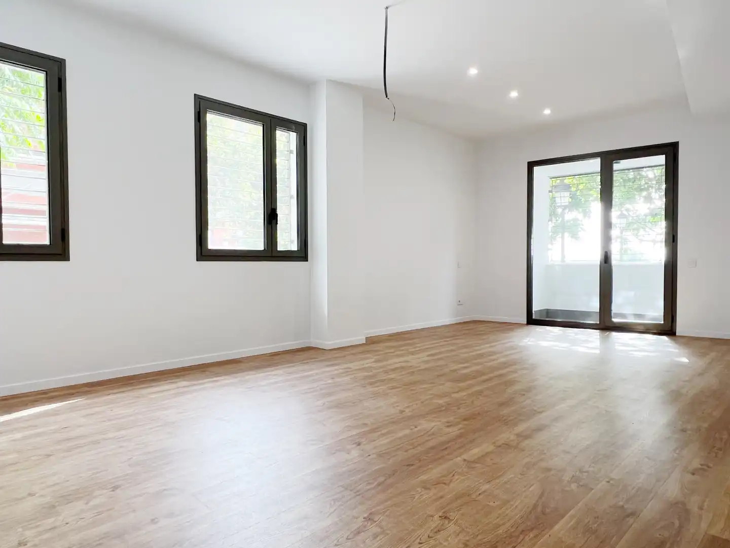 Wohnzimmer von Wohnung zur Miete in Valencia mit Klimaanlage, Heizung und Privatgarten