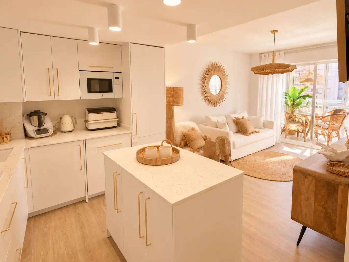 Kitchen of Flat for sale in Benicasim / Benicàssim  with Air Conditioner, Terrace and Swimming Pool