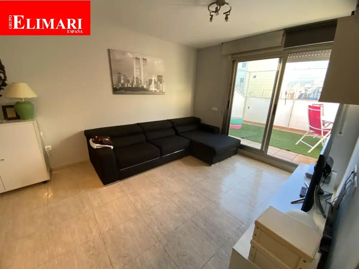 Sala de estar de Apartamento en venta en La Ràpita con Aire acondicionado, Calefacción y Terraza