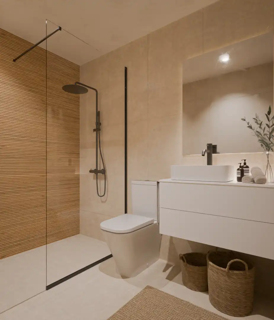 Baño de Apartamento en venta en Cullera con Aire acondicionado, Calefacción y Terraza