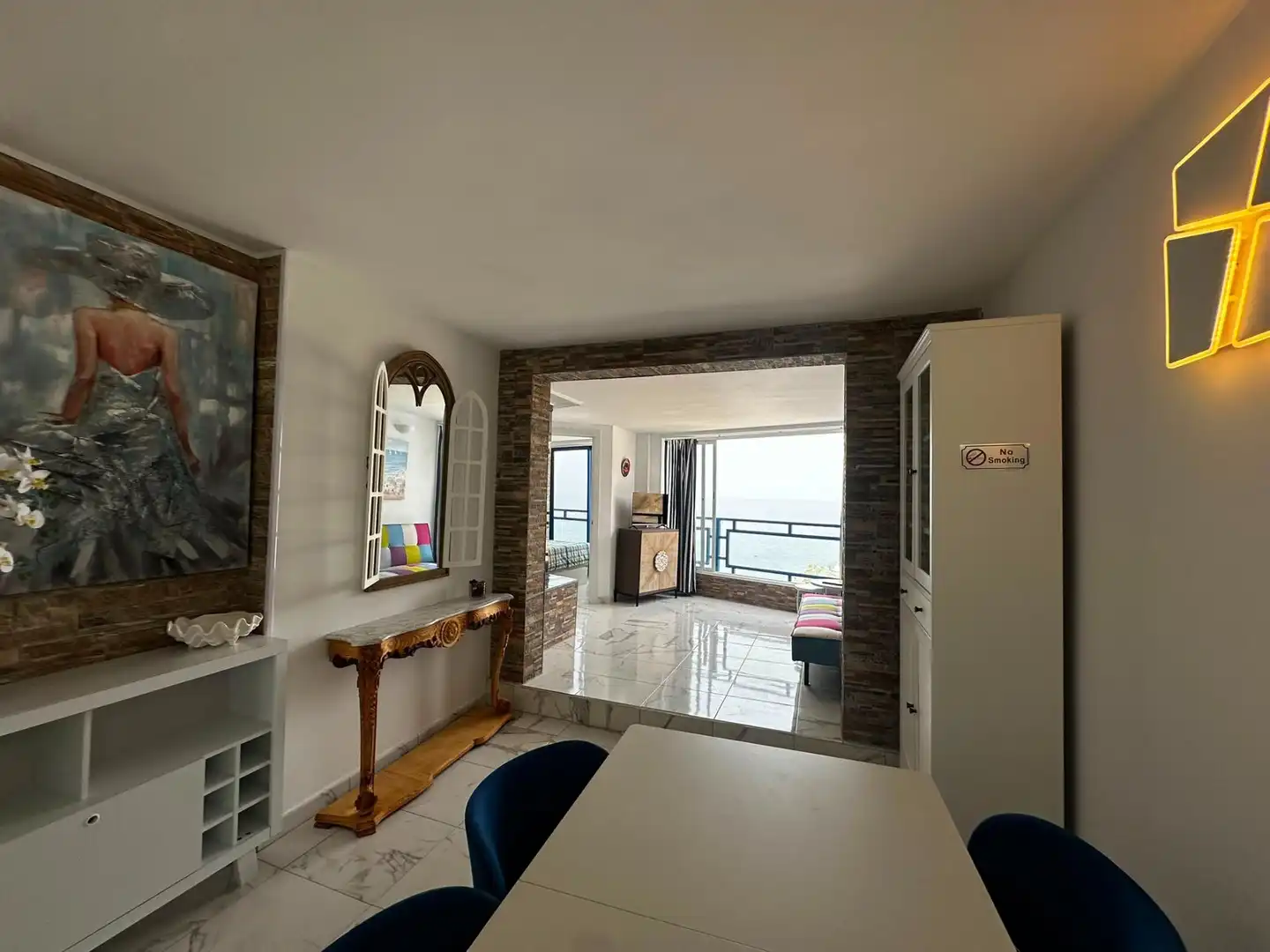Comedor de Apartamento de alquiler en Mogán con Amueblado, Balcón y Piscina comunitaria