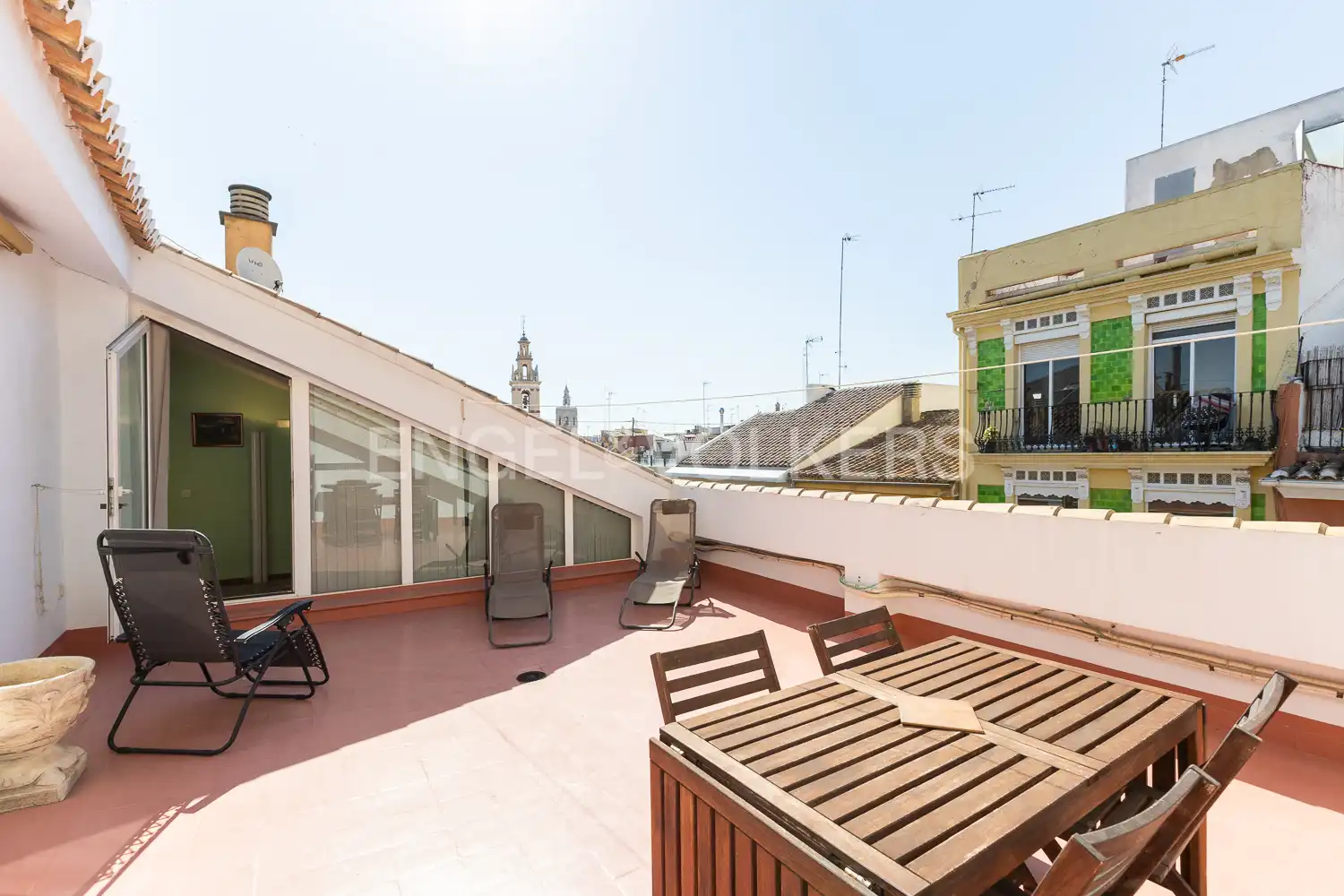 Terrasse von Dachboden zum Verkauf in Valencia mit Klimaanlage, Heizung und Terrasse