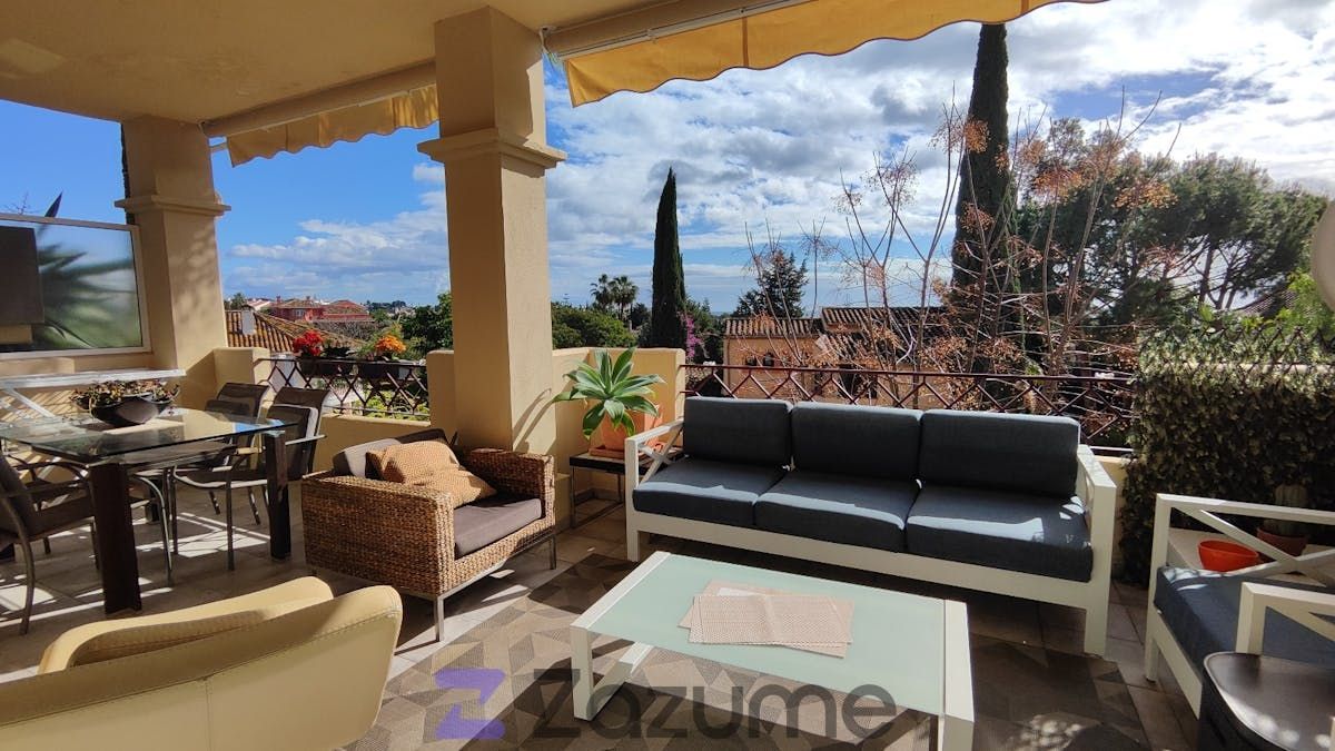 Terrace of Apartment to rent in Estepona  with Air Conditioner, Heating and Private garden