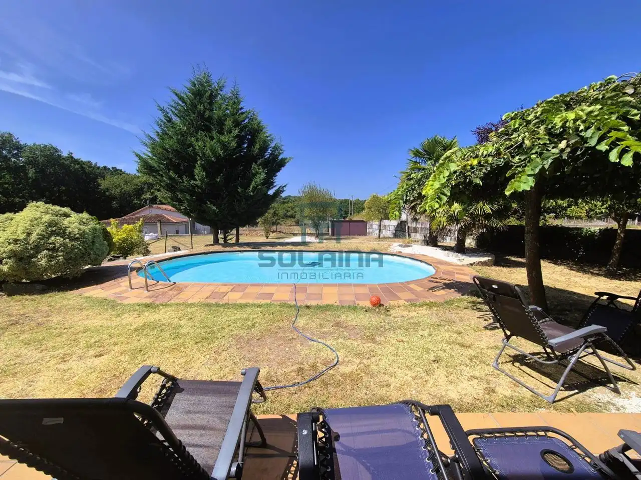 Swimming pool of Houses for sale in O Pereiro de Aguiar   with Heating, Private garden and Swimming Pool
