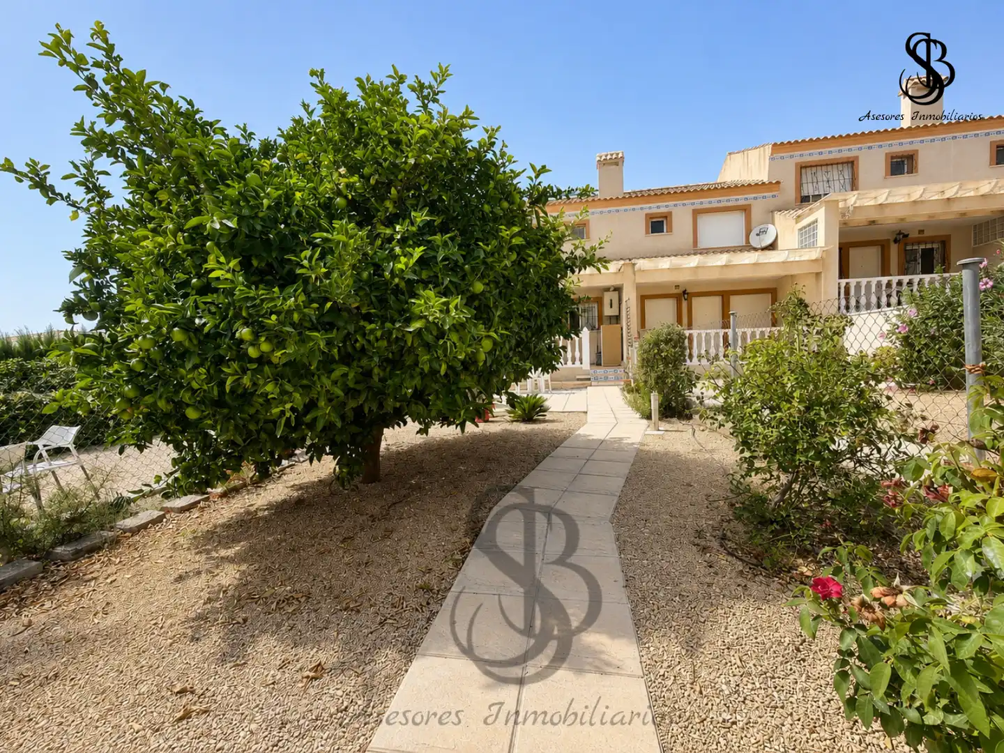 Jardín de Casa adosada en venta en Busot con Aire acondicionado, Calefacción y Jardín privado