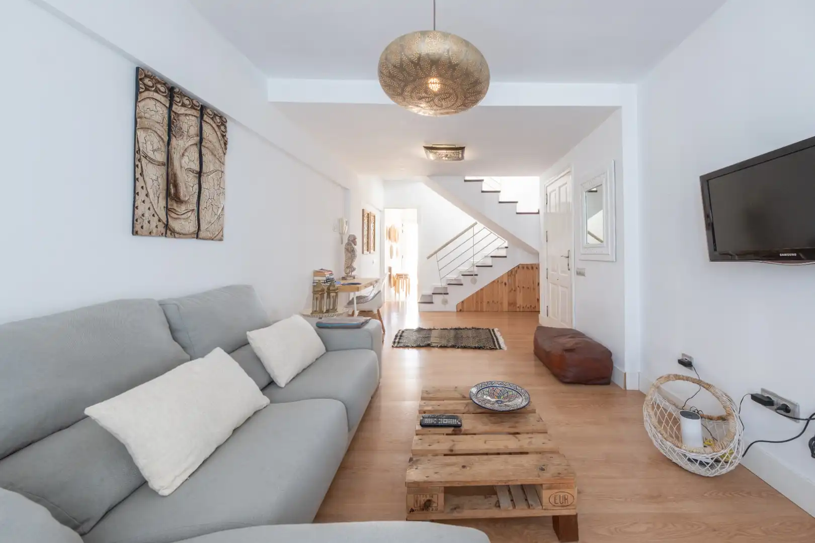 Sala de estar de Casa o chalet en venta en Telde con Jardín privado, Terraza y Trastero