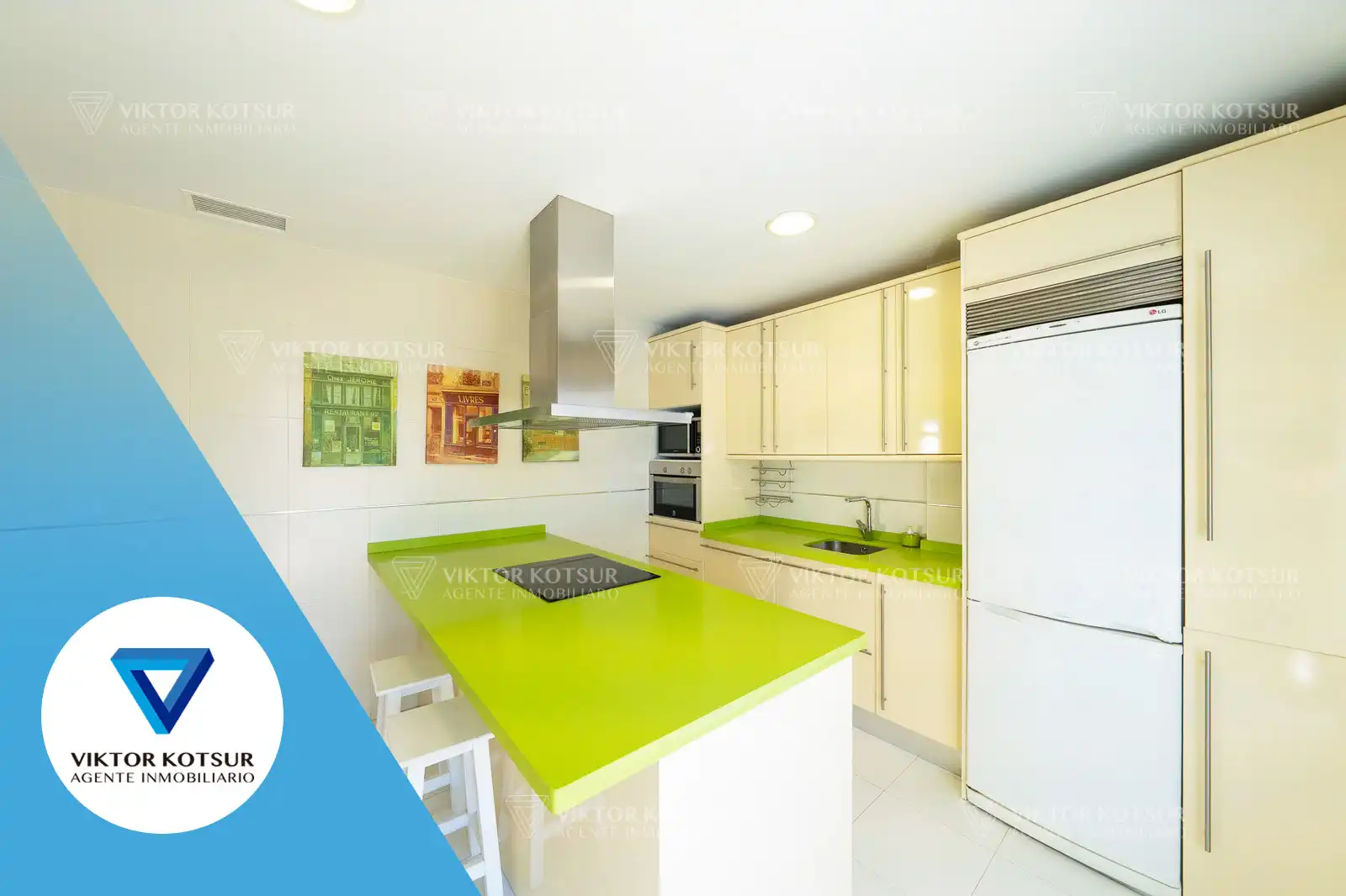 Cocina de Ático en venta en Roquetas de Mar con Aire acondicionado, Parquet y Terraza