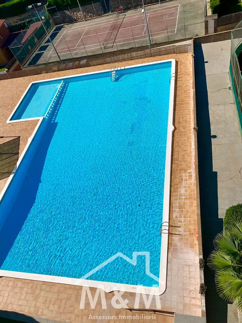 Swimming pool of Attic for rent in Castelldefels  with Heating, Terrace and Community pool