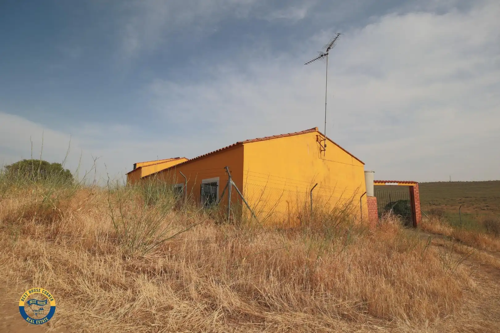 Vista exterior de Casa o chalet en venta en Hornachos con Jardín privado y Terraza