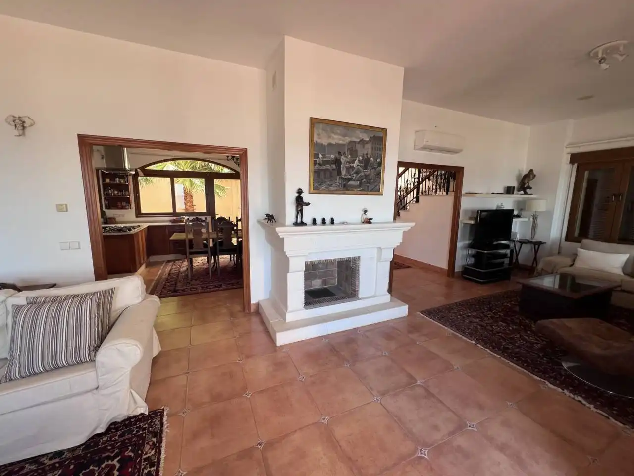Sala de estar de Casa o chalet en venta en Cartagena con Aire acondicionado, Terraza y Amueblado