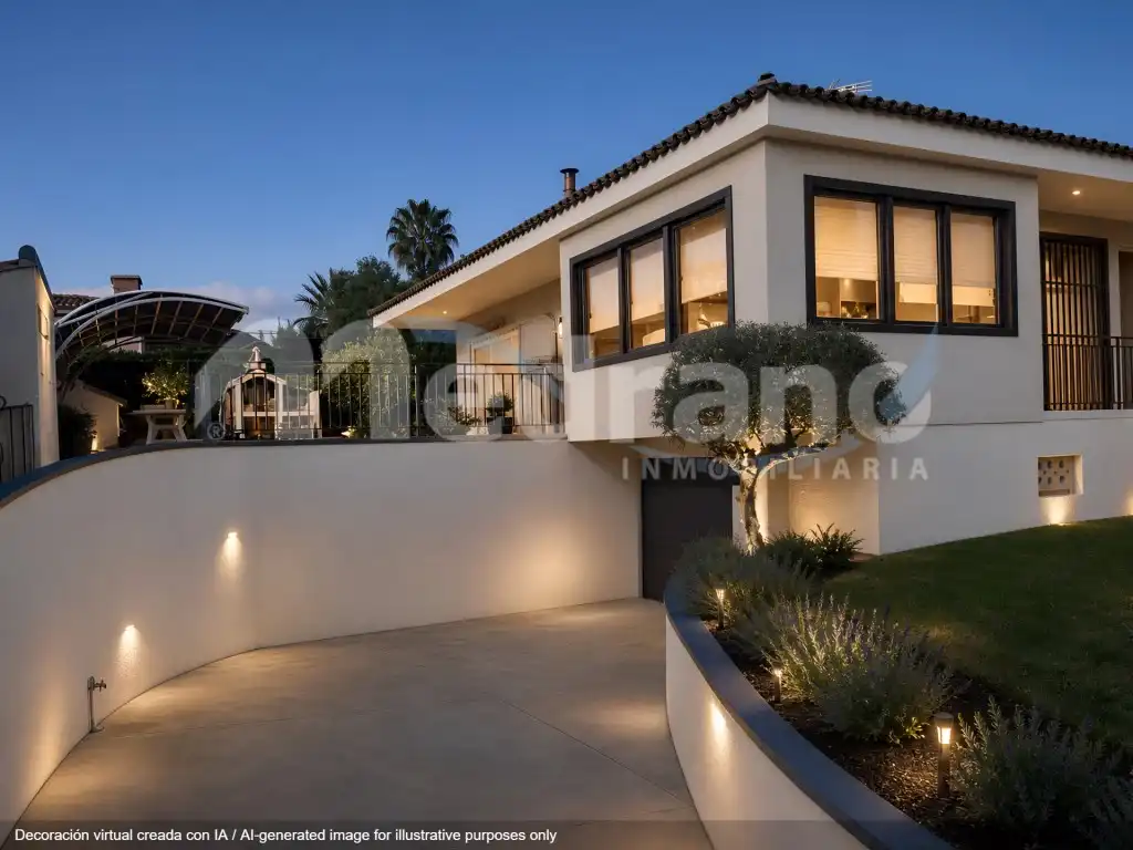 Vista exterior de Casa o chalet en venta en Benidorm con Piscina