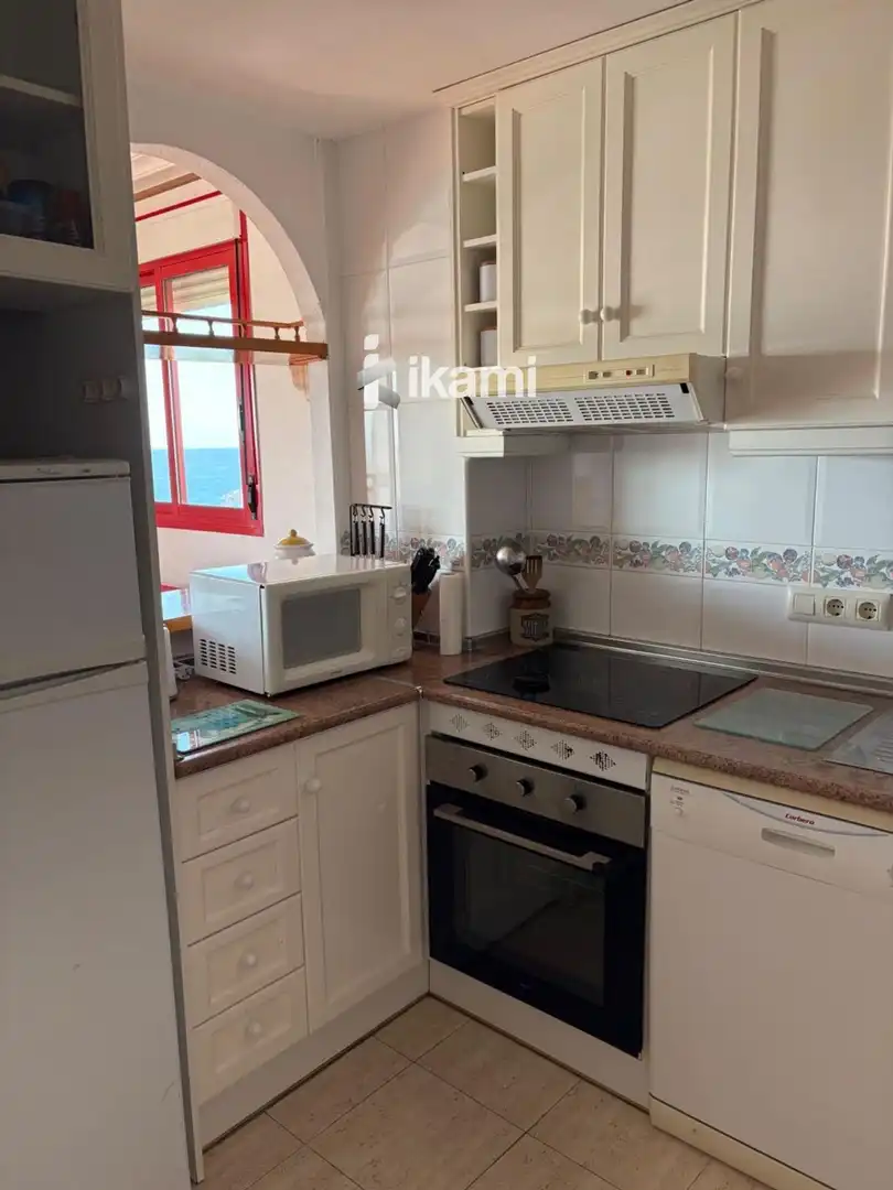 Küche von Wohnung zur Miete in Villajoyosa / La Vila Joiosa mit Klimaanlage, Heizung und Terrasse