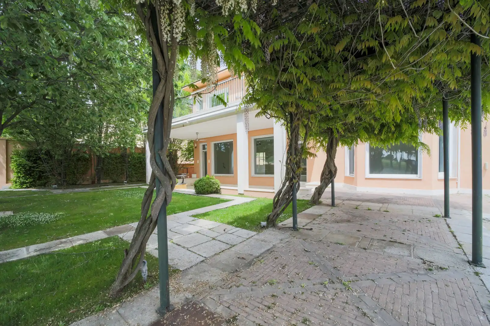 Garden of Houses for rent in Madrid  with Air Conditioner, Heating and Private garden