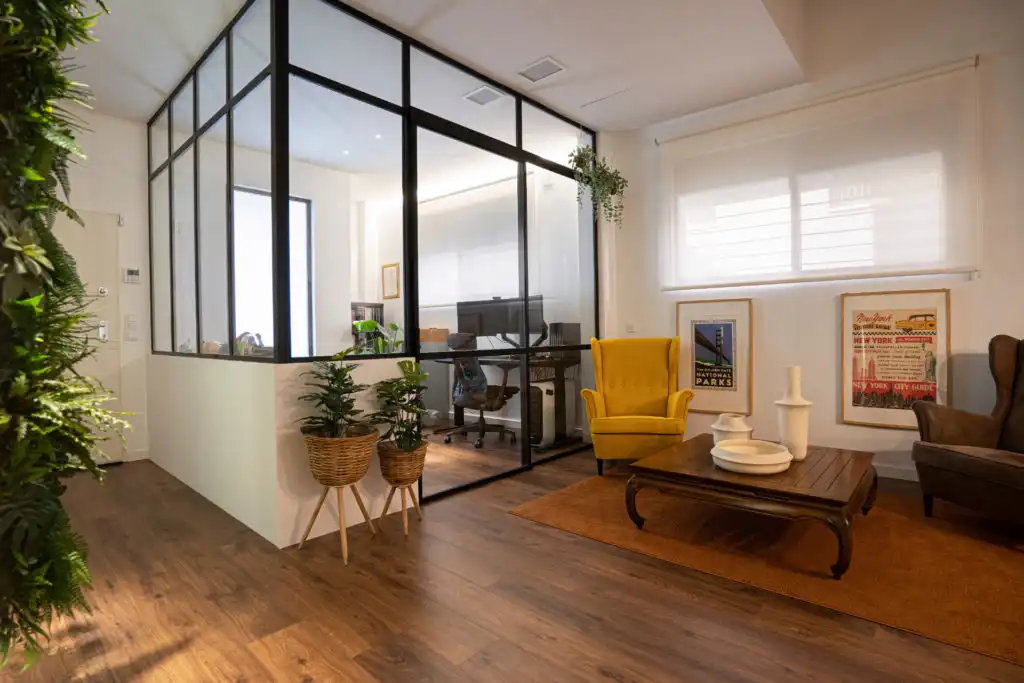 Wohnzimmer von Erdgeschoss zum Verkauf in Benetússer mit Klimaanlage, Heizung und Terrasse