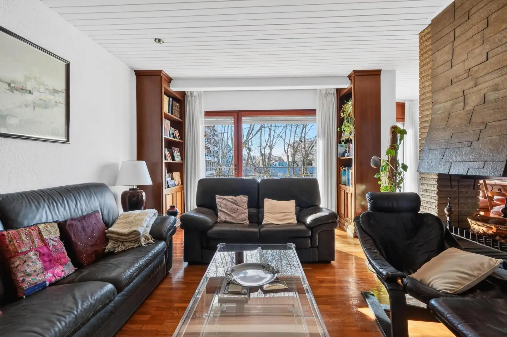 Sala d'estar de Pis en venda en Figueres amb Aire condicionat, Calefacció i Parquet