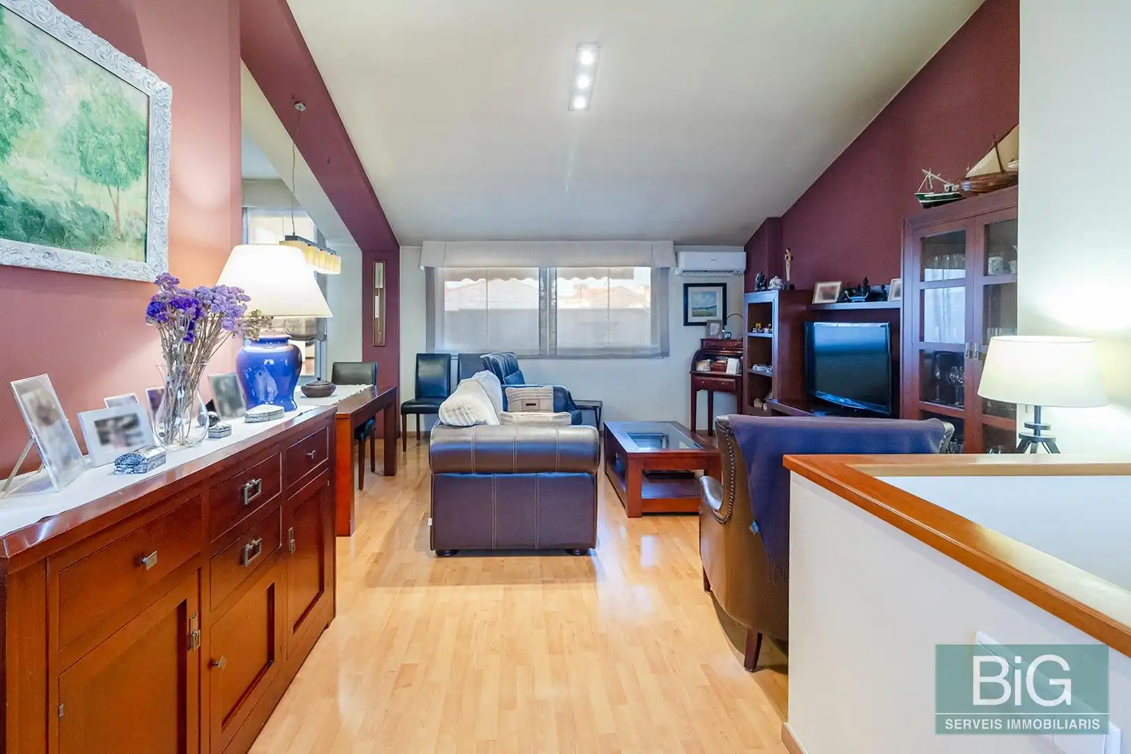 Sala de estar de Ático en venta en Mataró con Aire acondicionado, Calefacción y Parquet