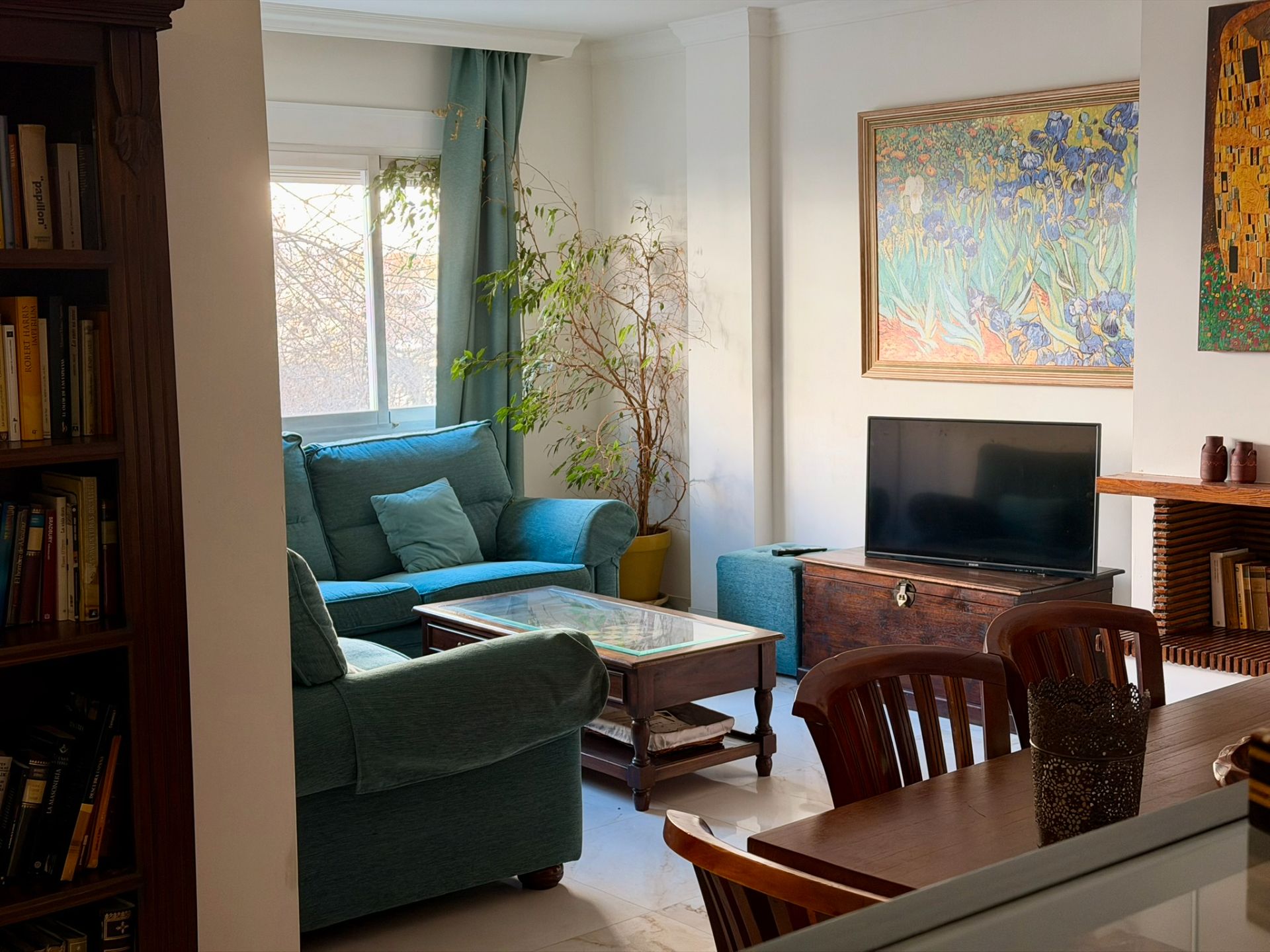 Living room of Flat for sale in  Granada Capital  with Air Conditioner, Heating and Terrace