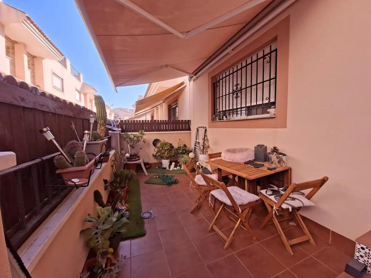 Terrassa de Casa adosada en venda en San Javier amb Aire condicionat, Jardí privat i Terrassa