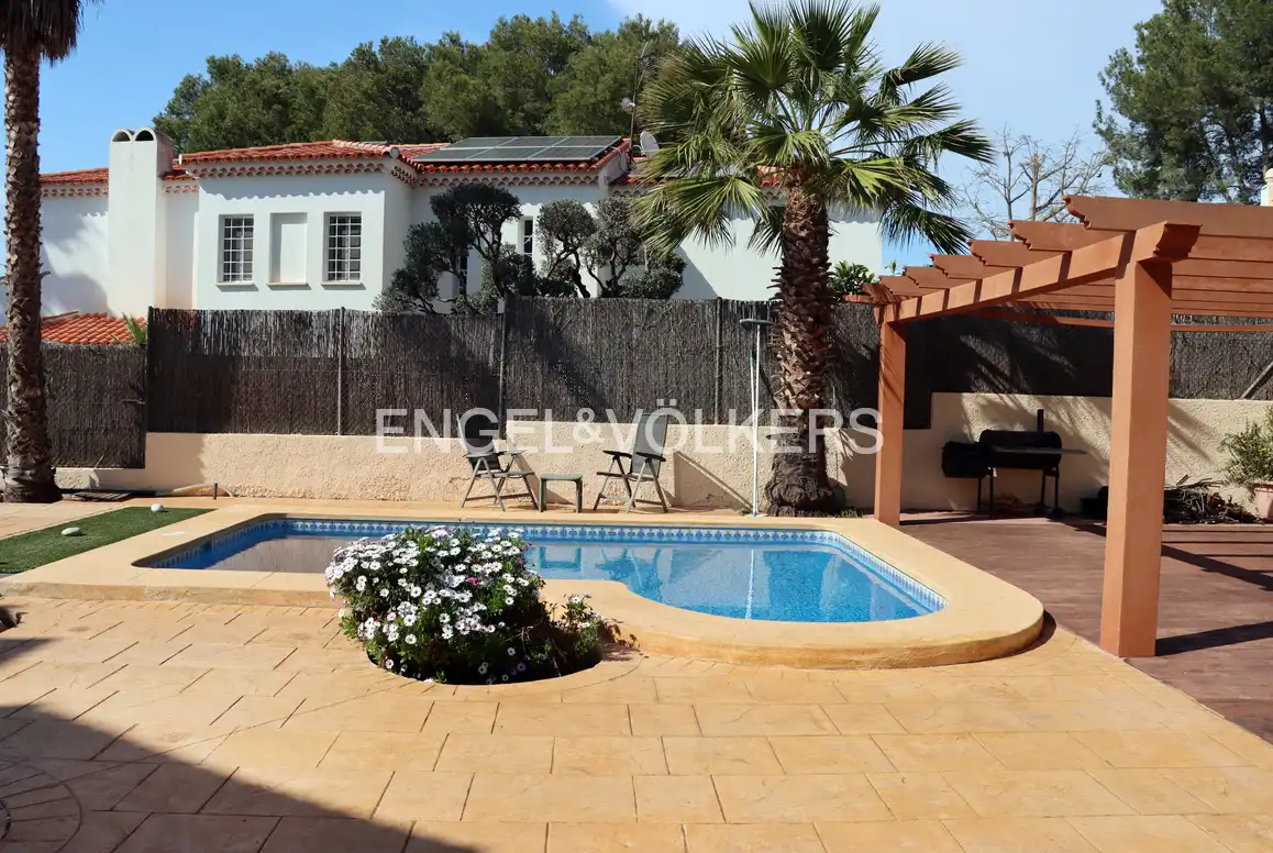 Swimming pool of Houses for sale in Benidorm  with Air Conditioner, Private garden and Terrace
