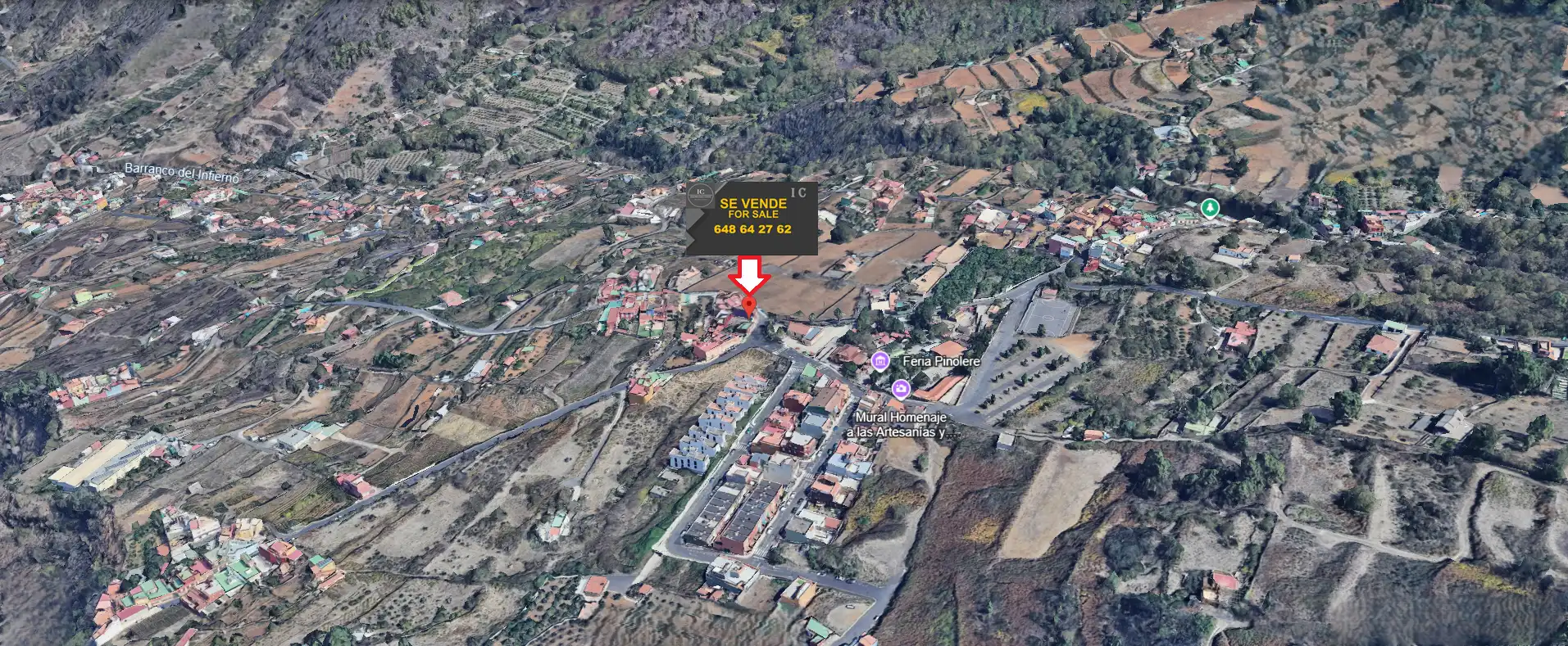 Vista exterior de Residencial en venda en La Orotava