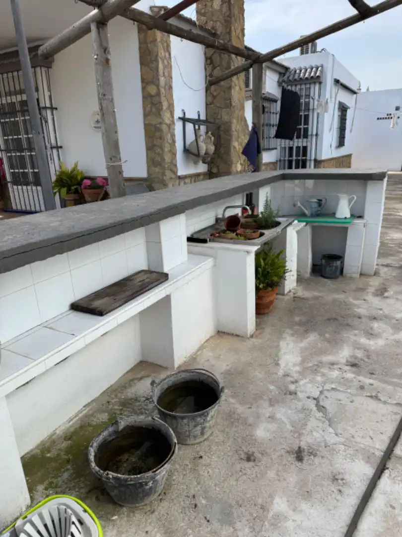 Terrasse von Haus oder Chalet zum Verkauf in Sanlúcar de Barrameda mit Klimaanlage, Heizung und Privatgarten