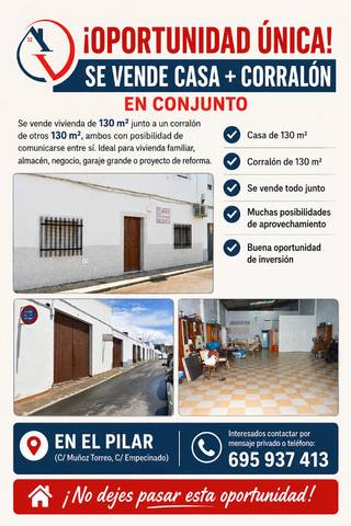 Casa adosada en Venta en Calle Empecinado en Villafranca de los Barros
