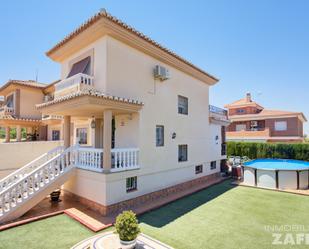 Exterior view of House or chalet for sale in Vegas del Genil  with Air Conditioner, Terrace and Swimming Pool