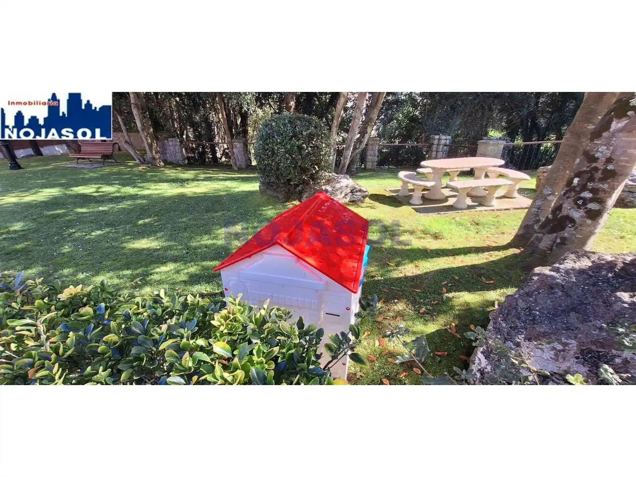 Jardí de Apartament de lloguer en Noja amb Calefacció, Terrassa i Traster