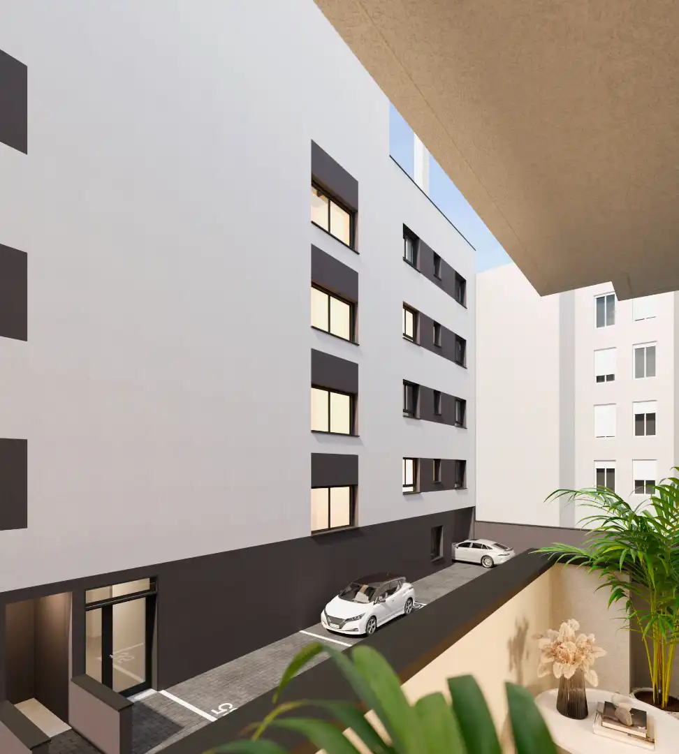 Vista exterior de Piso en venta en Móstoles con Calefacción y Piscina comunitaria