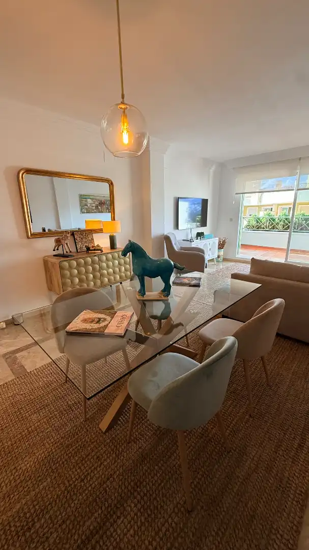 Esszimmer von Wohnung zum Verkauf in Marbella mit Klimaanlage, Terrasse und Abstellraum