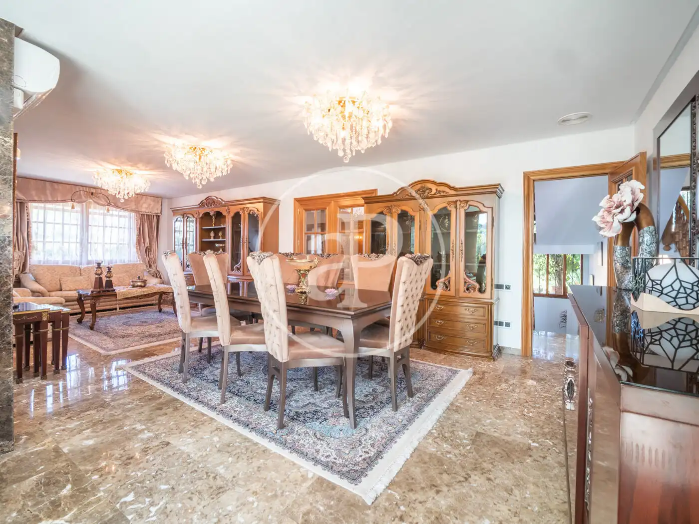 Comedor de Casa o chalet en venta en Godella con Aire acondicionado, Calefacción y Jardín privado