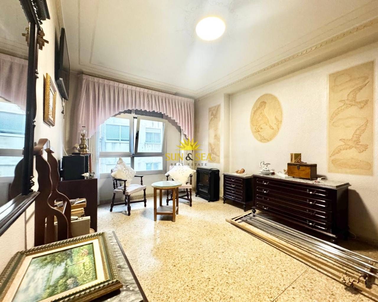 Sala d'estar de Apartament en venda en Orihuela amb Aire condicionat, Calefacció i Moblat