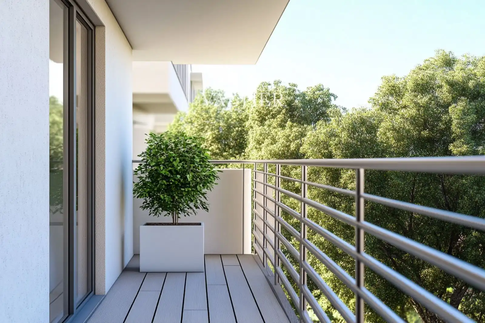 Balcony of Flat for sale in Madrid  with Air Conditioner and Terrace